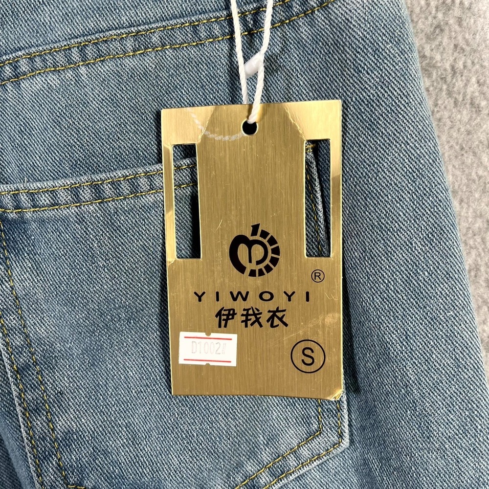 Japanese‎ Style Yiwoyi Jeans Womens Small Blue Denim Everyday - Picture 8 of 8